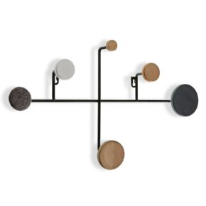 Misaladejuegos Perchero pared 6 ganchos modelo Gilma 20931082