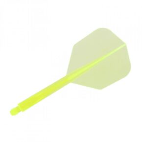 Misaladejuegos Plumas Condor Axe Shape Neon Amarilla S 21.5mm 3 Uds.