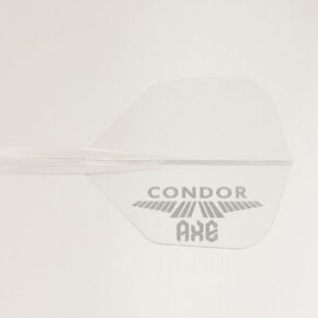 Misaladejuegos Plumas Condor Axe Shape Clear Logo S 21.5mm 3 Uds. - Imagen 3