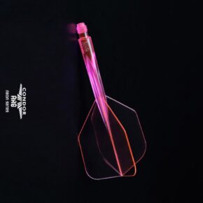 Misaladejuegos Plumas Condor Axe Shape Neon Pink M 27.5mm 3 Uds. - Imagen 3