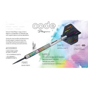 Misaladejuegos Dardos Unicorn Darts Code James Wade 90% 20g 6053 - Imagen 3