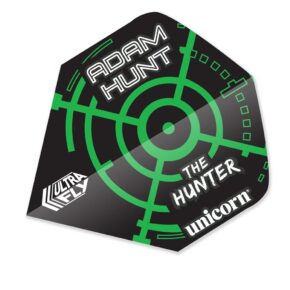 Misaladejuegos Plumas Unicorn Darts Ultrafly100 Big Wing Adam Hunt The Hunter  68683