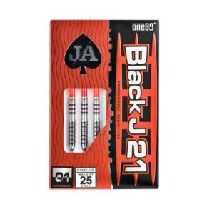 Misaladejuegos Dardos One80 Black J 21 01 Steel Tip 90% 21gr 7784. - Imagen 3