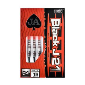 Misaladejuegos Dardos One80 Black J 21 04 Soft Tip 90% 19gr 7795 - Imagen 3