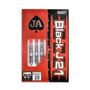 Misaladejuegos Dardos One80 Black J 21 03 Steel Tip 90% 21gr 7792 - Imagen 3