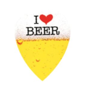 Misaladejuegos Plumas Harrows Quadro Oval Beer 2064