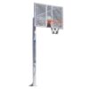 Misaladejuegos Juego canastas antivandálicas minibasket new tubo 114 mm galvanizadas -incluye aros, redes y tableros- 0012772