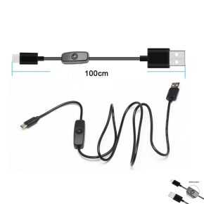 Misaladejuegos Cable Usb tipo C de 1 metro con interruptor