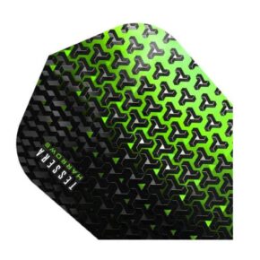 Misaladejuegos Plumas Harrows Darts Flights Tessera Verde  5701 - Imagen 3