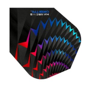 Misaladejuegos Plumas Harrows Darts Flights Orbital Aqua Red  4801 - Imagen 2