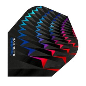 Misaladejuegos Plumas Harrows Darts Flights Orbital Aqua Red  4801