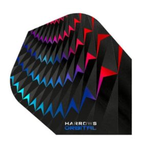 Misaladejuegos Plumas Harrows Darts Flights Orbital Aqua Red  4801 - Imagen 3