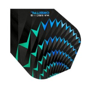 Misaladejuegos Plumas Harrows Darts Flights Orbital Aqua Jade  4803 - Imagen 2