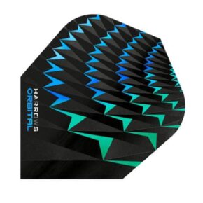 Misaladejuegos Plumas Harrows Darts Flights Orbital Aqua Jade  4803