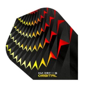 Misaladejuegos Plumas Harrows Darts Flights Orbital Amarillo Rojo  4800 - Imagen 3