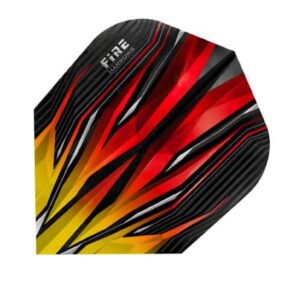 Misaladejuegos Plumas Harrows Darts Flights Fire Naranja  1102.