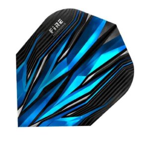 Misaladejuegos Plumas Harrows Darts Flights Fire Azul  1103