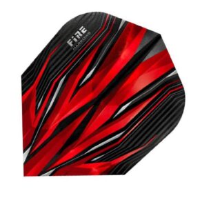 Misaladejuegos Plumas Harrows Darts Flights Fire Rojo  1100