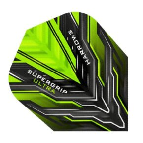 Misaladejuegos Plumas Harrows Darts Flights Supergrip Ultra Verde  3502 - Imagen 3