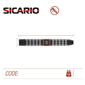 Misaladejuegos Dardos Winmau Sicario 22g 90%  1455.22 - Imagen 3