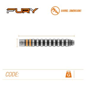 Misaladejuegos Dardos Winmau Fury 28g 90%  1458.28 - Imagen 3