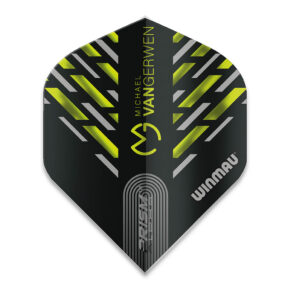 Misaladejuegos Plumas Winmau Darts Prism Alpha MvG Green White  6915.180