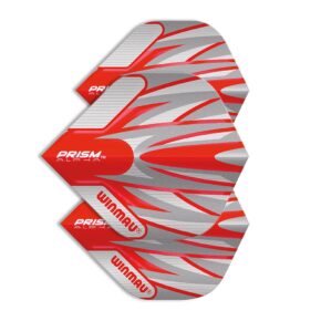 Misaladejuegos Plumas Winmau Darts Prism Alpha Fire Red Silver  6915.169 - Imagen 3