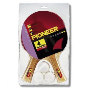 Misaladejuegos Pack 2 Pala Ping Pong + 3 Bolas Bandito Sport Pioneer  4112.02