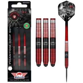 Misaladejuegos Dardos Bulls Darts Phantom Grip 90% 23g  23123 - Imagen 4