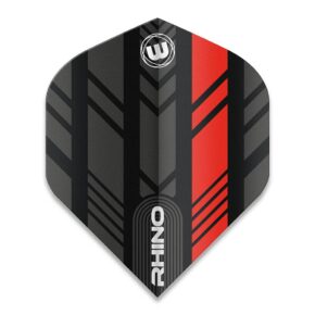 Misaladejuegos Plumas Winmau Darts Rhino Black Red  6905.195