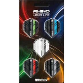 Misaladejuegos Plumas Winmau Darts Rhino Long Life Flight Collection  8123
