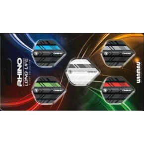 Misaladejuegos Plumas Winmau Darts Rhino Long Life Flight Collection  8123 - Imagen 3