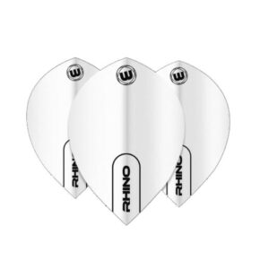 Misaladejuegos Pluma Winmau Darts Rhino Oval Blanco 6906.101 - Imagen 2