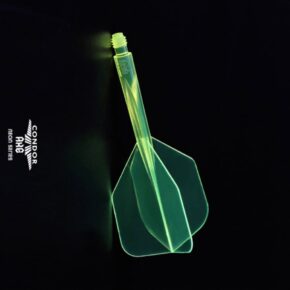 Misaladejuegos Plumas Condor Axe Standard Neon Amarilla M 27.5mm 3 Uds. - Imagen 3