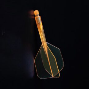 Misaladejuegos Plumas Condor Axe Standard Neon Naranja M 27.5mm 3 Uds. - Imagen 3