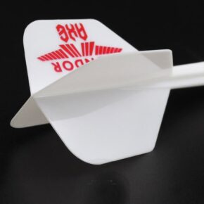 Misaladejuegos Plumas Condor Axe Shape Blanca Logo M 27.5mm 3 Uds. - Imagen 3