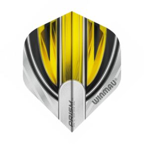 Misaladejuegos Pluma Winmau Prism Alpha Standard Blanco y Amarillo 6915.170