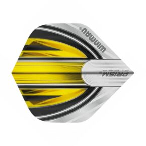 Misaladejuegos Pluma Winmau Prism Alpha Standard Blanco y Amarillo 6915.170 - Imagen 3