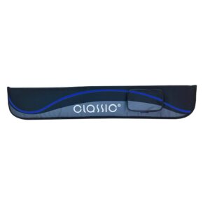 Misaladejuegos Funda para taco de billar Classic Passion negro y azul 83cm 30105620