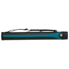 Misaladejuegos Funda rígida para taco de billar estilo SY-3 negro y azul 85cm 30143620
