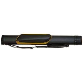 Misaladejuegos Funda rígida para taco de billar estilo SY-1 negro y amarillo 85cm 30141620 - Imagen 2