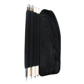 Misaladejuegos Funda para taco de billar Classic Passion negro y verde 83cm 30105621 - Imagen 3
