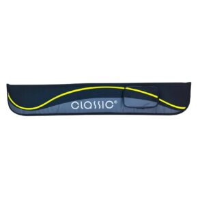 Misaladejuegos Funda para taco de billar Classic Passion negro y amarillo 83cm 30105622