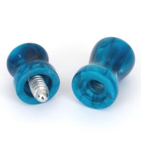 Misaladejuegos Protector taco billar americano rosca metal azul 45087140 - Imagen 2