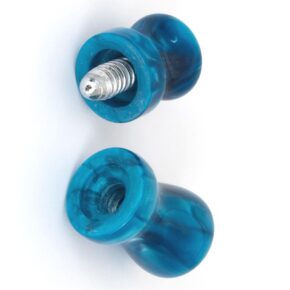 Misaladejuegos Protector taco billar americano rosca metal azul 45087140 - Imagen 3
