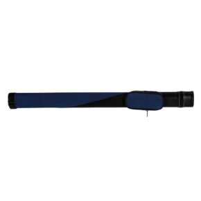 Misaladejuegos Funda Ovalada para taco de billar TO11-8 Azul-Negro 85cm 30201574
