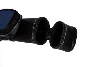 Misaladejuegos Funda Ovalada para taco de billar TO11-8 Azul-Negro 85cm 30201574 - Imagen 3