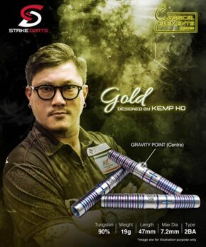 Misaladejuegos Dardos Strike Darts Gold 19g 90% - Imagen 2
