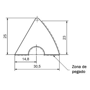 Misaladejuegos Juego de 6 Bandas Billar Americano K66 30mm 1.10m - Imagen 2
