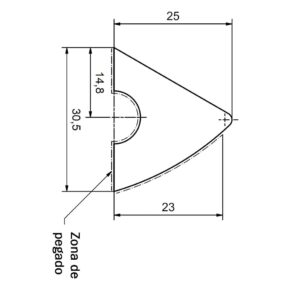 Misaladejuegos Juego de 6 Bandas Billar Americano K66 30mm 1.10m - Imagen 3